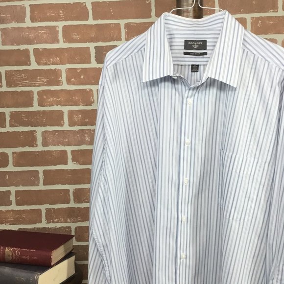 Dockers Striped Dress Shirt (like new) - Picture 1 of 3